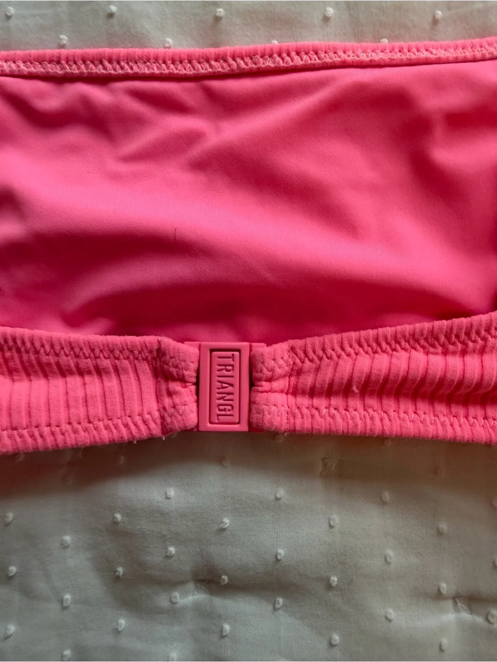 Triangl Swimwear Hot Pink Scoop Neck Bikini Top